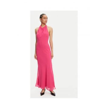 Rochie  model 59919DB1 - roz intens - 100% poliester