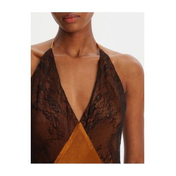 Rochie  model BARDOT-59977DB TOFFEE - culoare toffee - 12