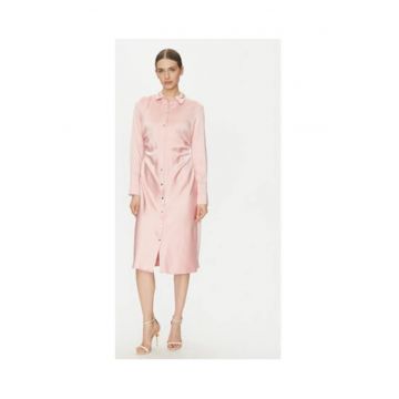 Rochie  model DD4KTE31 - roz - poliester -