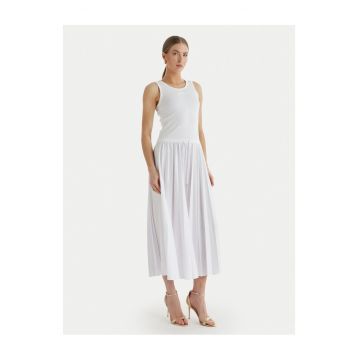 Rochie pentru femei - 96% bumbac - 4% elastan - EU - Alb