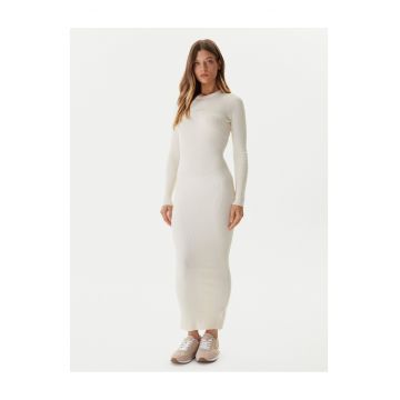 Rochie tricotata -  52% poliester - 22% acril - 20% poliamida - 8% lana - Ecru