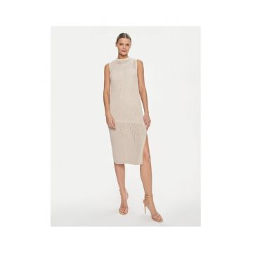 Rochie tricotata de dama  bej -