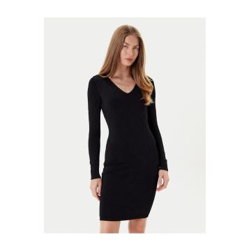 Rochie tricotata - de dama  neagra