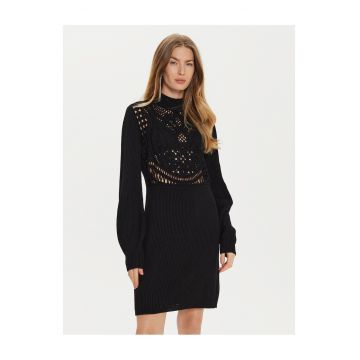 Rochie tricotata - de dama  neagra