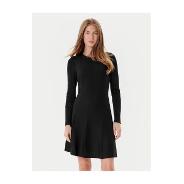 Rochie tricotata de dama  negru -