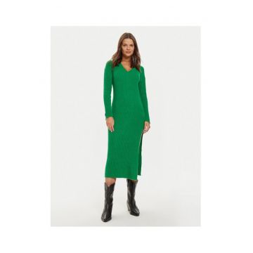 Rochie tricotata de dama  verde