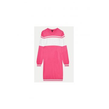 Rochie Tricotata Din Amestec De Bumbac