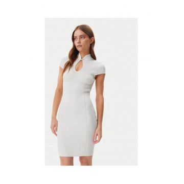 Rochie bodycon cu guler mao