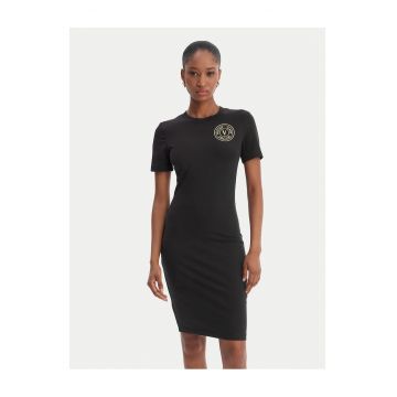 Rochie  bumbac - negru - 95% bumbac - 5% elastan - Negru