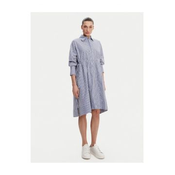 Rochie camasa  albastru - dama - 2 caracteristici reprezentative