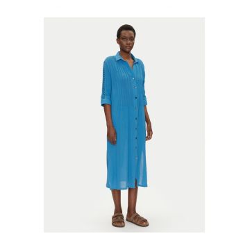 Rochie Camasa dama  albastru - fabrica de calitate -