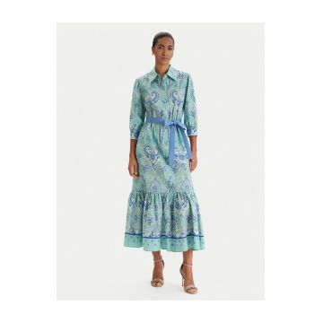 Rochie camasa Dama -  verde - Multicolor