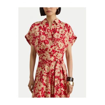 Rochie camasa  Poliester - Rosu