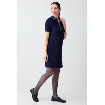 Rochie-camasa scurta - Bleumarin