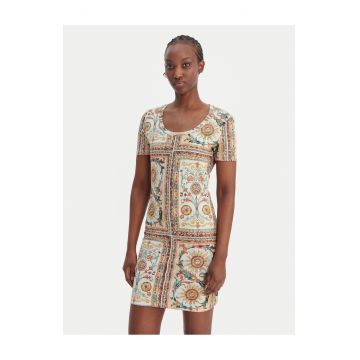 Rochie casual  bej - Bej