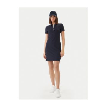 Rochie casual -  bumbac - 97% bumbac - 3% elastan - Bleumarin