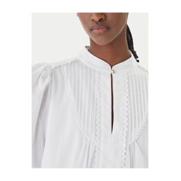 Rochie casual -  bumbac - alb