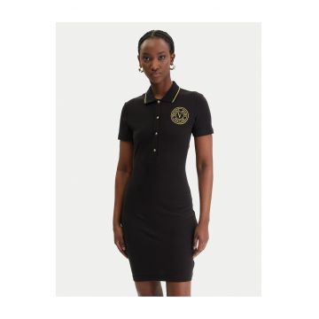 Rochie casual -  bumbac - negru