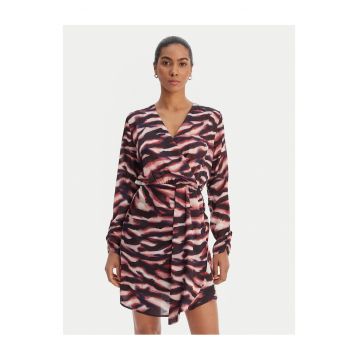 Rochie casual -  multicolor - poliester reciclat