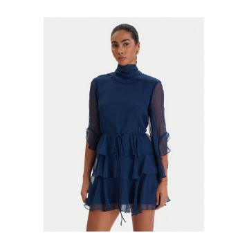 Rochie de cocktail -  bleumarin - poliamida
