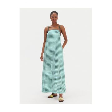 Rochie de vara  55% in - 45% viscoza - Verde
