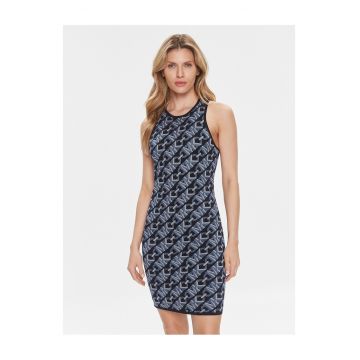 Rochie de vara -  bleumarin - fabric usor
