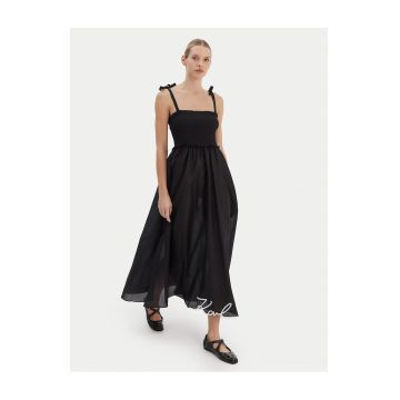 Rochie de vara -  bumbac - negru -