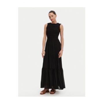 Rochie de vara dama  negru - fabricatie usoara