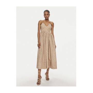 Rochie de vara Femei -  2 piese - Bej - Bumbac -