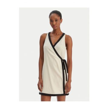 Rochie de vara -  sintetic - bej