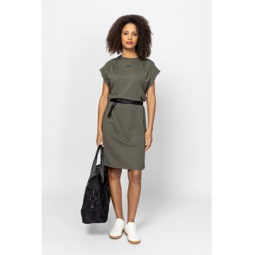 Rochie din amestec de modal Vero - Kaki