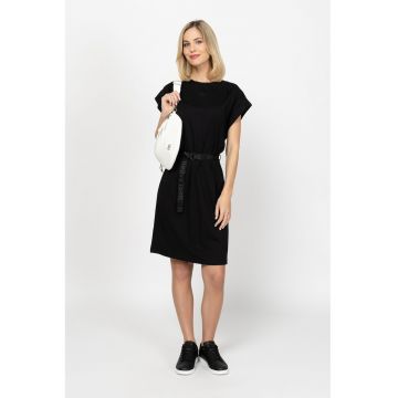 Rochie din amestec de modal Vero - Negru