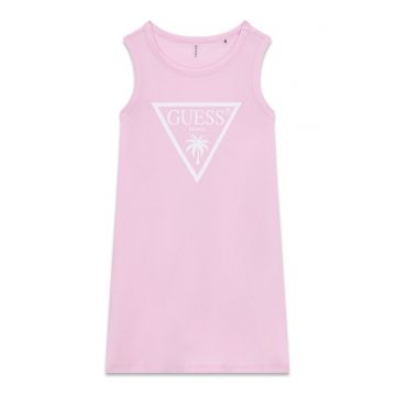 Rochie din bumbac cu imprimeu - Lila