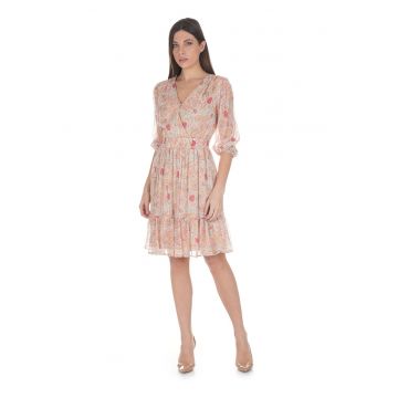 Rochie evazata cu imprimeu paisley