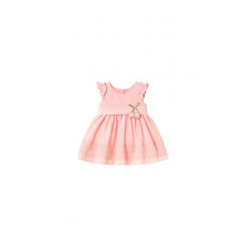 Rochie fete -  50% bumbac - 50% poliester - roz