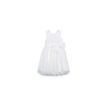 Rochie fete -  alb - Alb