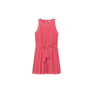 Rochie fete  din poliester - Roz