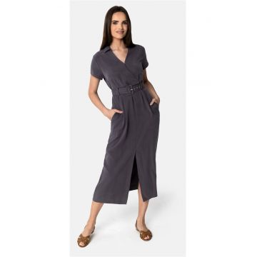 Rochie  lyocell - grafit - Gri grafit
