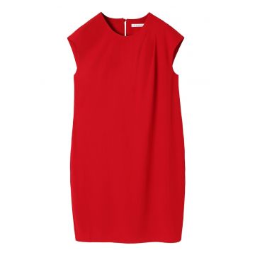 Rochie mini dreapta - Rosu vermillion