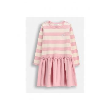 Rochie  roz - bumbac - Roz