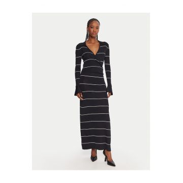 Rochie tricotata de dama  bleumarin - fabrica de calitate