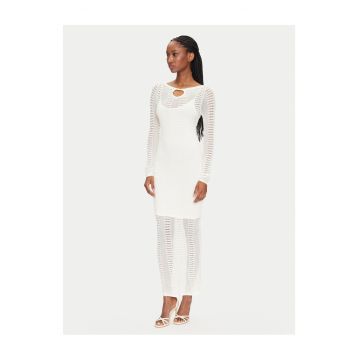 Rochie tricotata de dama Marciano Guess - alba