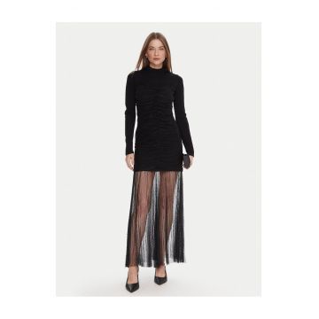 Rochie tricotata de dama  negru