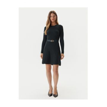 Rochie tricotata de dama  verde