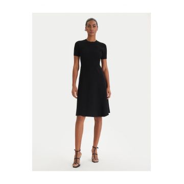 Rochie tricotata -  neagra - viscoza