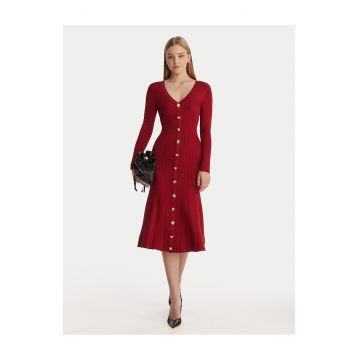 Rochie tricotata -  rosie - 59% viscoza