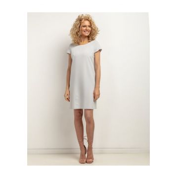 Rochie uni - dreapta - cu pliu inversat T441