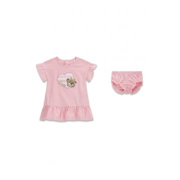 Set de rochie si chiloti - Roz