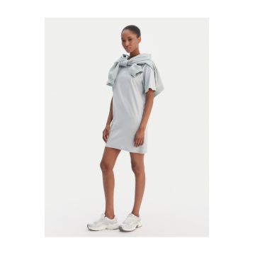 Rochie albastră casual - Albastru deschis/Albastru