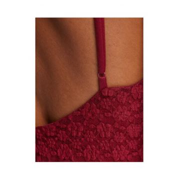 Rochie  burgundy - model BARDOT-57998DB9 - 12